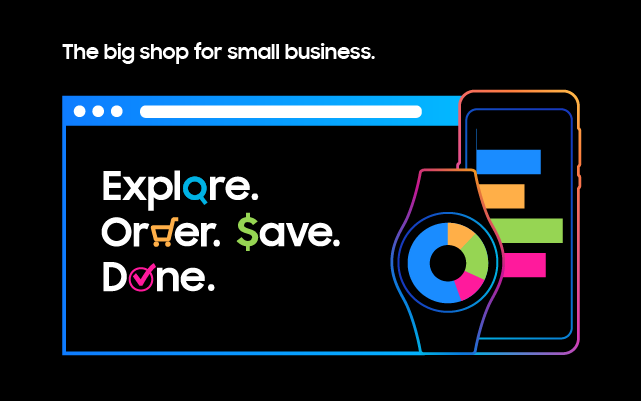 Samsung SMB eCommerce Campaign Key Visuals| Communication Design for Samsung Business | Voraco